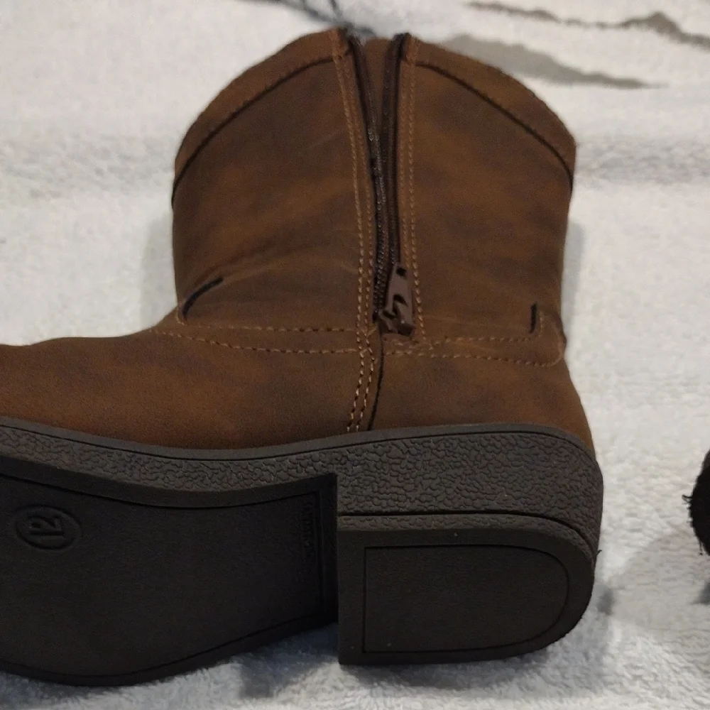 Disney Brown Mickey Mouse Boots - Picture 4 of 5